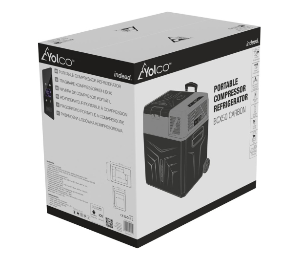 Yolco Lodówka turystyczna BCX50 Carbon - 1137846 - zdjęcie 17